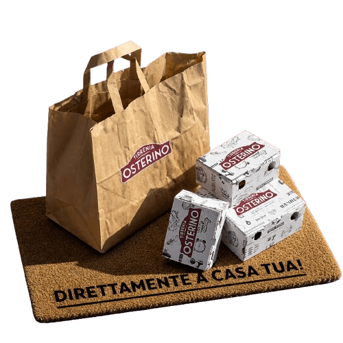 Packaging asporto Osterino — consegna a domicilio